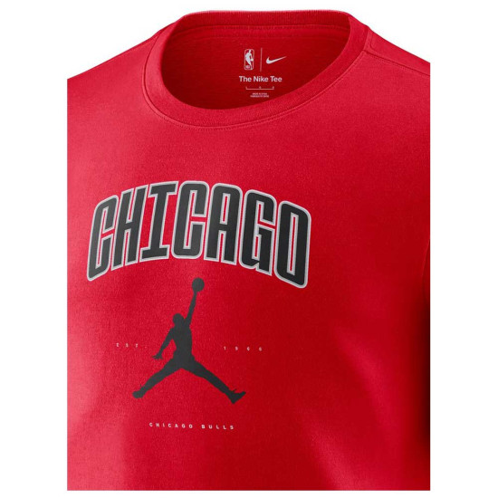 Jordan Ανδρική κοντομάνικη μπλούζα Chicago Bulls Essentials